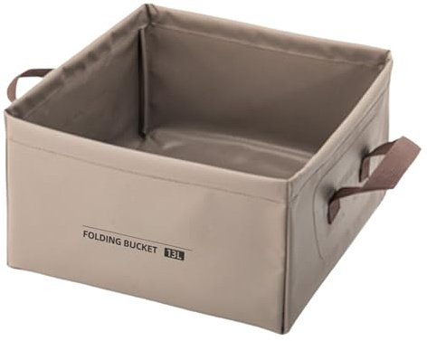 Bassin De Vaisselle Extérieur | Bac À Vaisselle De Camping Pliable Carré De Treize litres - Grand Conteneur De Stockage d'eau pour Utilisation Quotidienne