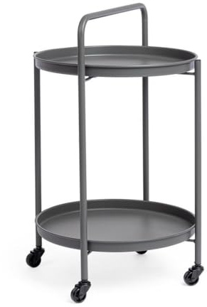 Carrello portavivande pieghevole per esterno giardino Austin Twin - Antracite