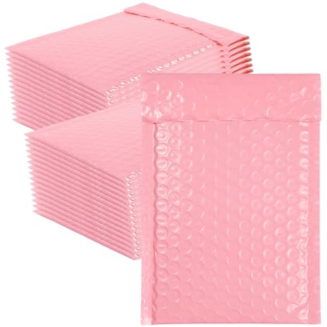 Bliceon 30 Pcs Bubble Mailers, Self-Seal Padded Envelopes, 5x7inch Bubble Envelopes for Packaging, Posting, Offices, Shops, Schools