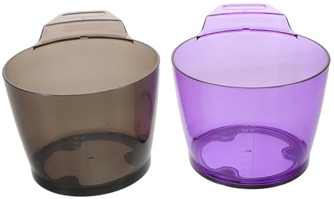 PACKOVE 2pièces Mélangeur De Teinture Pour Cheveux De Coloration Pour Cheveux Bol De Mélange De Teinture Fournitures De Salon De Coiffure Bol De Teinture Pour Cheveux De Mélange De