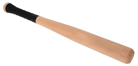 DECORNIJIA Mazza da Baseball in Legno Massiccio di Faggio Leggera e Portatile Bastone per Allenamento e Competizione Design Monopezzo per Adolescenti e Adulti