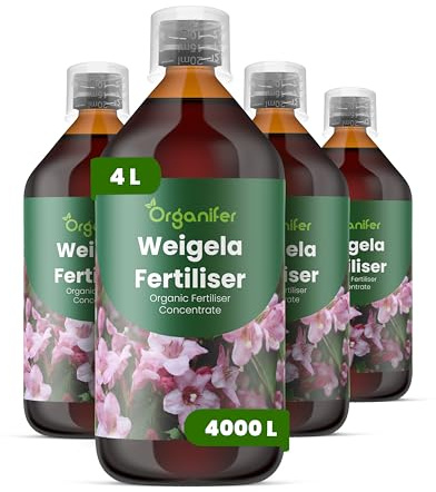 Flytande gödsel för buskar 4L – Organiskt näringstillskott för frodig tillväxt, starka blad och rik blomning – Organifer
