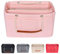 Soyizom Filztasche Organizer Insert Handtasche passt Speedy 30-40, Handtasche Organizer Insert für Tote mit Griffen Schlüsselbund(X-Large, pink)