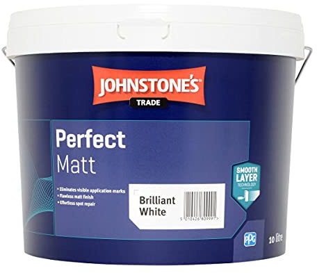 Johnstones Perfect Matt Brilliant White 10L