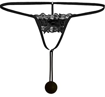 Sohimary 473 Mujer Mini String Tanga Abierto Encaje XS S M 34 36 38 40 Blanco