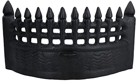 AB Tools 16 Fire Grate Front Fireplace Cast Iron Log Coal Saver Open Basket Castle Metal