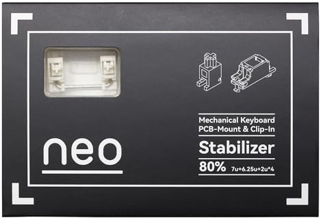 KPREPUBLIC Neo & QK PCB Stabilizer for Gaming Mechanical Keyboard gh60 for 1.2mm PCB 1.6mm PCB CSTC40 CSTC75 60 68 75 84 96 87 104 96 98 (QKS Beige Only for 1.2mm PCB x1)