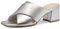 MARCO TOZZI Damen Pantoletten mit Blockabsatz Elegant, Silber (Silver), 41 EU