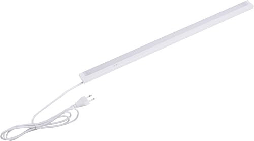 Lámpara LED para bajo mueble Delgada 600 CCT, 230 V/8 W, 3 colores de luz, 737 lm, longitud 60 cm, sensor IR, regulable de forma continua, lista para conectar.