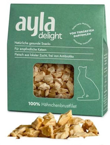 AYLA Delight Katzenleckerli | Hähnchenbrustfilet | Gefriergetrocknet 28g