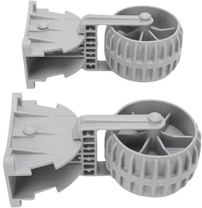 ACOGEDO Ruedas Inflables para Lanzamiento de Botes, Remolque de Bote Abatible de Plástico de Ingeniería con Bloqueo con 3 Etapas Ajustables, para Botes Pequeños y Livianos,