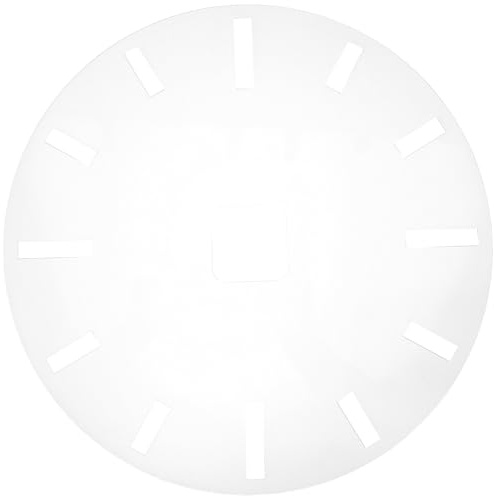 ERINGOGO Gabarit de Cadran D'horloge Murale en Acrylique Transparent