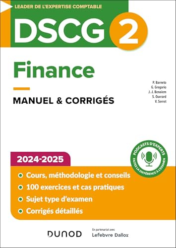 DSCG 2 - Finance - Manuel - 3e éd.