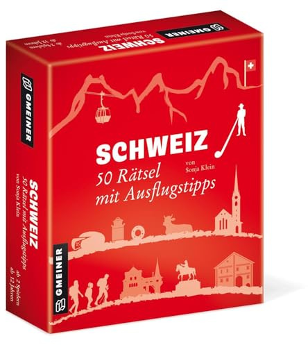 Unbekannt Gmeiner Verlag Svizzera-50 Puzzle Gioco Puzzle, Teal/Turquoise Green