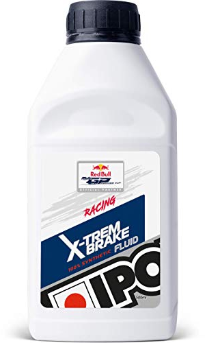 IPONE - Liquide de Frein et Embrayage Moto – Spécial Compétition – X-Trem Brake Fluid – 100% Synthétique - Point d'ébullition très élevé 328°C - Compatible dot 4 - 500 ml
