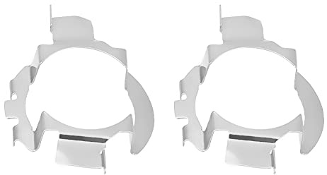 Keenso Auto LED Scheinwerfer Adapter, 1 Paar Auto H7 Scheinwerferlampen Halter für A3 A4L A6L, E-Klasse ML-Klasse