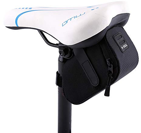 Wakects Bolsa para Sillín de Bicicleta, Negro