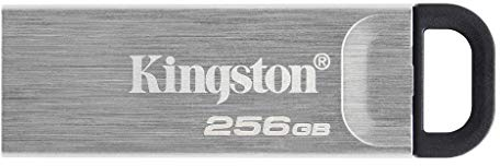 Kingston DataTraveler Kyson USB 3.2 Gen 1 Memoria USB 256GB - con Elegante Carcasa metálica sin capuchón