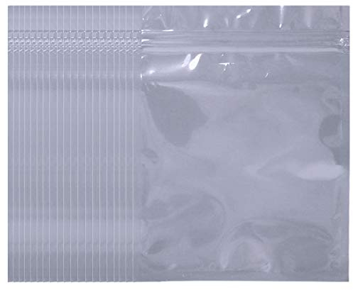 Extra große antistatische Beutel, 40 x 45 cm, wiederverschließbar, antistatisch, ESD-Abschirmbeutel mit 10 Aufklebern, 20 Stück