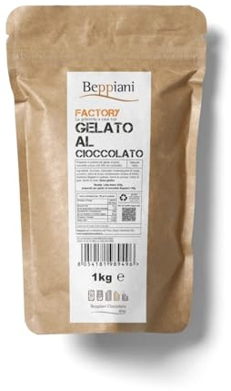 Préparé pour la crème glacée professionnelle Beppiani base crème glacée, avec ou sans sorbetière Préparation facile, résultat de crème glacée, recette simple (Base de crème glacée au chocolat)