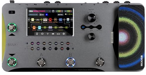 MOOER GE1000Li Guitar Multieffects Pedal Processor WIth Battery 5 Touch Screen, 288 Effects, AI Equalization Third-brand IRs, Stereo Sound, Surport XLR, MIDI Port, APP Cloud