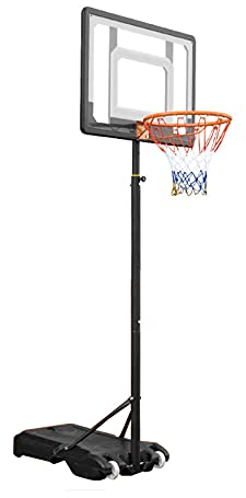 Basketställ, bärbart basketställ för vuxna, träningsställ för utomhussporter för basket, lämplig för stränder, lekplatser
