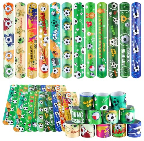HO-SFSM Braccialetti Slap per Bambini – 48 Pezzi Braccialetti di Schiaffo – Ideale per Feste di Compleanno, Scuola, Giochi Creativi e Avventura! Giocattolo Divertente per Collezionare e Condividere