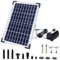 10W Solar Pond Fountain, 1350L/H Solar Pond Pump with 16.5ft Power Cord, Solar Water Fountain Pump for Garden Ponds Pool Water Features