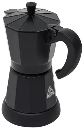 WINZING 300ml Elektrische Kaffeemaschine Espressokocher, Mokka Kanne mit Automatischer Abschaltung & Schnellkochfunktion für 6 Tassen, Spülmaschinengeeignet und Auslaufsicher, Haushalt, Büro & Reise