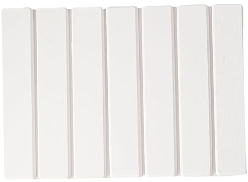 Jorzer Alfombrilla de baño de diatomeas 40, 6 x 30, 5 cm ultraabsorbente y de Secado rápido Plegable y Antideslizante para Cocina Color Blanco