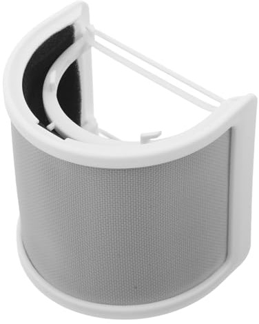 iplusmile Mic Pop Filter U-shaped con Protezione Antivento per Microfono Copertura Antipop per Registrazioni Streaming e Podcasting Riduzione Rumore e Suono