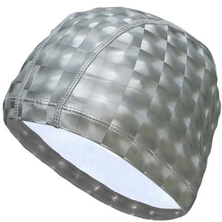 Gorros protectores de natación de poliuretano de ajuste cómodo, a prueba de agua, elásticos, para entrenamiento de piscina, deportes acuáticos, unisex, natación para adultos