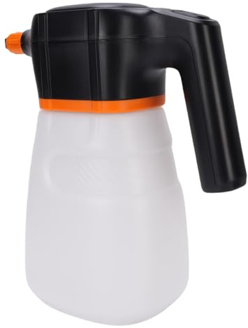 Fabater Spruzzatore di Schiuma Elettrico Schiumatore per Autolavaggio Senza Fili Ricaricabile Ad Alta Pressione per Pulizia Esterna, Irrigazione del Giardino, Batteria da 2 Litri 6000 MAh (WHITE)