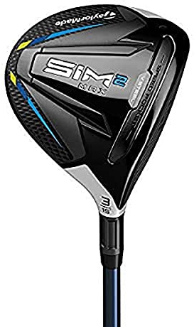 TaylorMade Golf SIM 2 MAX Steel Fairway Mens Right Hand Graphite Stiff 5 Wood