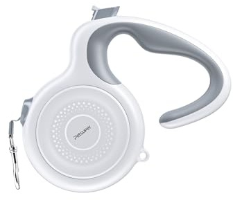 Laisse Chien Enrouleur, Laisse Enrouleur à Freinage Actif 3m Antichoc, Adapté aux Petits Chiens Pesant Moins de 20kg