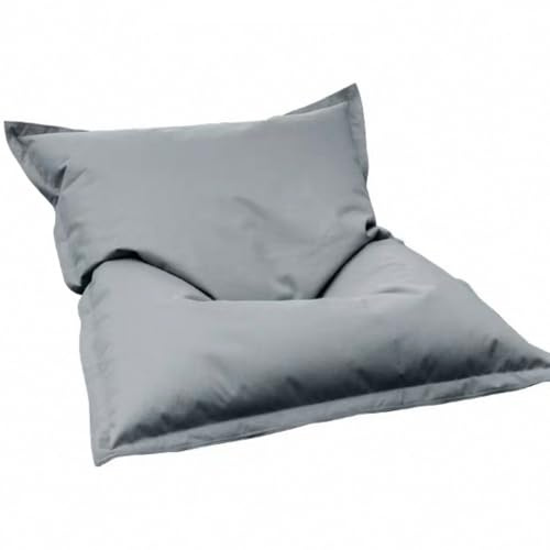 Väderbeständig säcksäck for utomhusbruk, utan fyllnadsmedel, väderbeständig, UV-skyddad, oxford, säcksäcksöverdrag, trädgård, strand, pool, flytande(Gray,120x150cm)