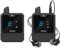 Lbvzxkad di Monitoraggio In-Ear Wireless UHF IEM Audio-Mini UHF Ricaricabile per Monitoraggio Audio Musicale In Diretta