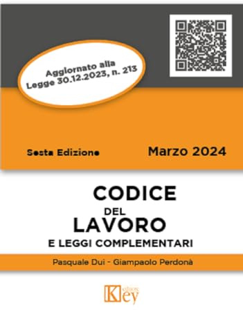 Codice del lavoro e leggi complementari 2024