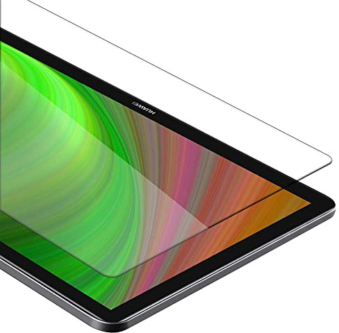 Cadorabo Tablet Panzer Schutz Glas für Huawei MediaPad M5 / M5 PRO (10.8 Zoll) - Schutzfolie in Ultra-Klar Hüllen freundlich - Gehärtetes (Tempered) Glas Dipslayschutz Folie in 9H Härte Anti Kratzer