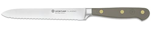 WÜSTHOF Classic Velvet Oyster 5 Serrated Utility Knife