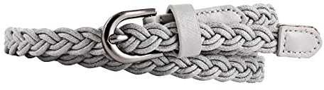 Unisex Gürtel Nylon Canvas Belt Klassischer Vintage-Wachsseil-Kleidung geflochtener Gürtel Damen Dornschließe Mode Kleid Hosen handgeflochtener Geflochtener Schmaler Gürtel Damen Stoffgürtel