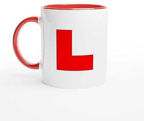 Learning to Drive Mug, Language Learning Cup, New Driver Gift, Passed Driving Test Present, Learner Driver 11oz Ceramic Mug