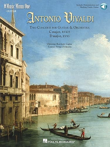 Vivaldi Two Concerti for Guitar Lute & Orchestra: C Major, Rv425 F. V/1; D Major, Rv93 F. XII/15