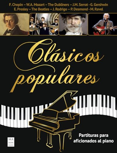 Clásicos Populares - Partituras para aficionados al pìano