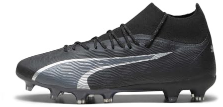 Puma Ultra Pro FG/AG, Chaussure de Football, Puma Black-Asphalt,