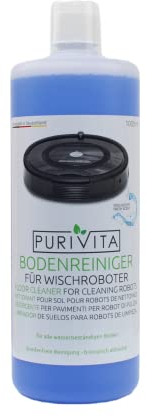 PURIVITA® Produit Robot Laveur Sol [1L] - Détergent Robot Laveur - Produit Nettoyant Aspirateur Laveur - Concentré de Détergent Pour Tous les Robots Lavants - Floor Cleaner - Produit Pour Aspirateur