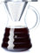 MEISINNI Pour Over Kaffeebereiter, Kaffeebereiter mit Filter 800ml, Drip Dekanter Pourover Coffee Brewer Server für 2–3 Tassen,Transparent