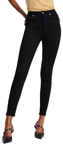 Jeans Karl Lagerfeld, Femme, Denim Skinny Taille Haute, Jambe Skinny, Noir, 2930