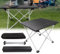 Lucn Klapptisch, tragbar, klein, Camping, Picknick, Garten, Outdoor, 40 x 35 cm