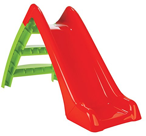 Jamara 460265 - Scivolo Happy Slide - Adatto per Interni ed Esterni, Rosso/Verde